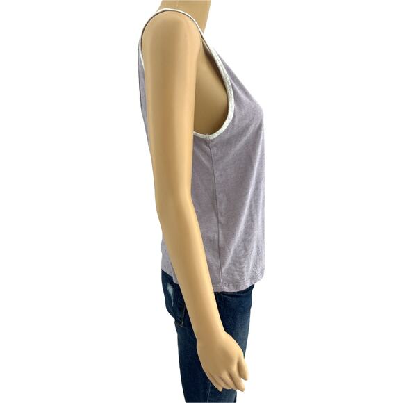 Roxy XL Good Vibes Lavender Pastel Purple Surf Beach Sleeveless Tank Top - Picture 3 of 5